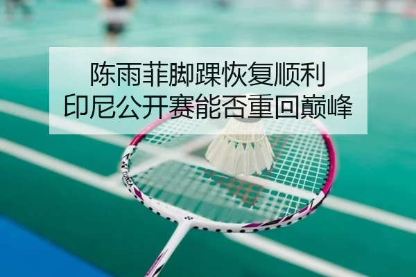 陈雨菲脚踝恢复顺利 印尼公开赛能否重回巅峰